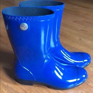 Blue UGG Rain Boots
